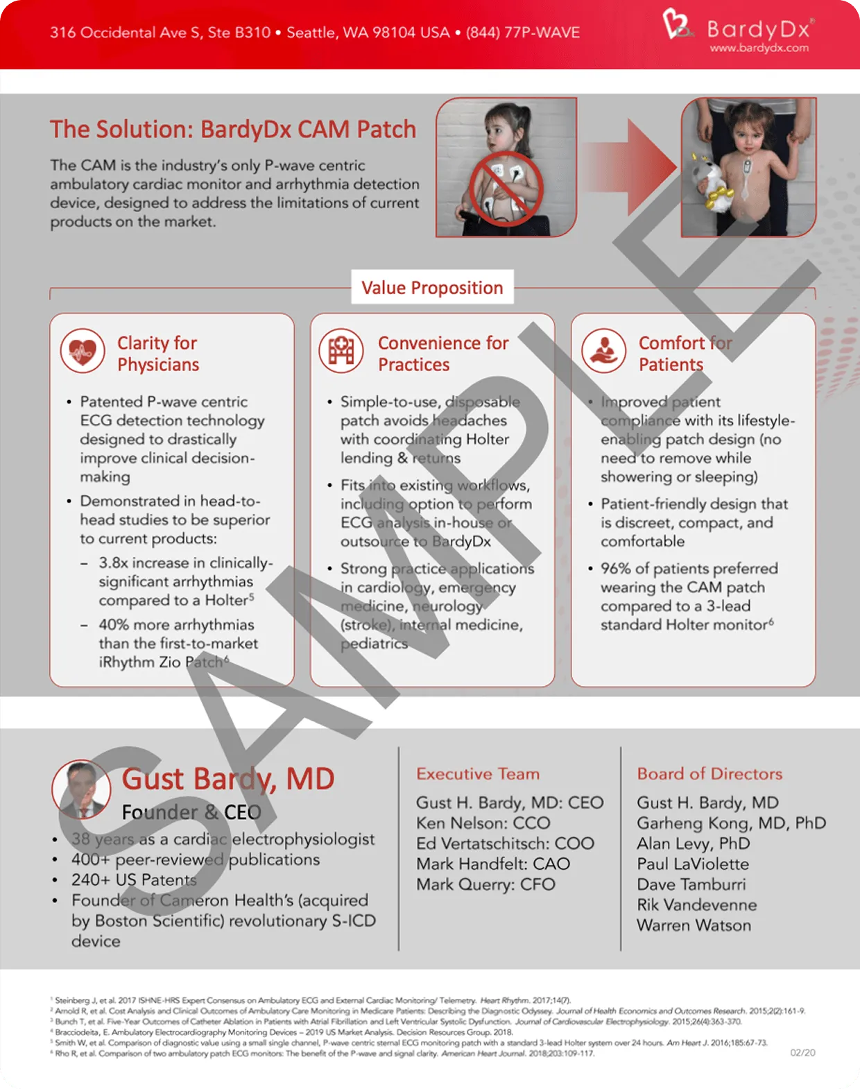 Executive summary sample